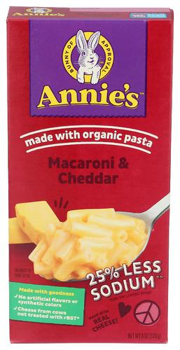 Annies Homegrown Mac & Cheese Low Sodm - 6 Oz (12 Units)