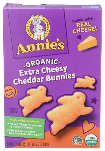 Annies Homegrown Cracker Cheddar Xchsy - 7.5 Oz (12 Units)
