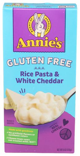 Annies Homegrown Pasta Rice Shell White Cheddar - 6 Oz (12 Units)