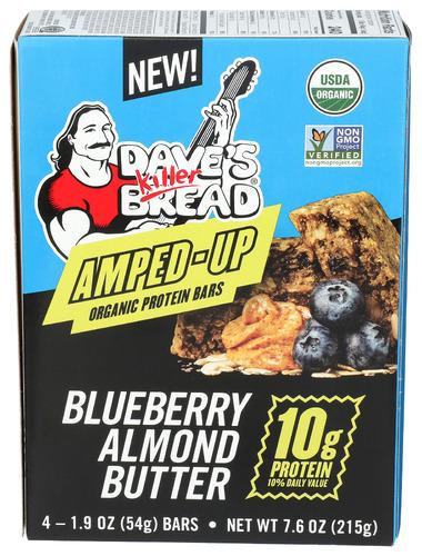 Daves Killer Bread Bar Prtn Organic Blbry Almond - 7.6 Oz (6 Units)