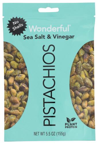 Wonderful Pistachios Pistachios Salt Vinegar - 5.5 Oz (10 Units)