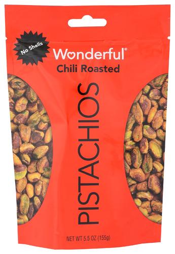 Wonderful Pistachios Pistachio No Shl Chili Rs - 5.5 Oz (10 Units)