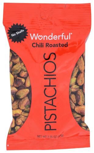 Wonderful Pistachios Pistachio No Shl Chli Rst - 2.25 Oz (8 Units)