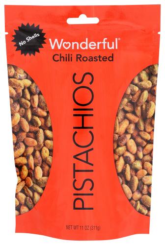 Wonderful Pistachios Pistachios Chili Roasted - 11 Oz (12 Units)