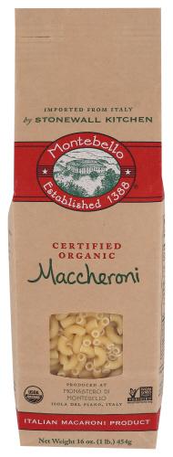 Montebello Pasta Maccheroni - 16 Oz (12 Units)