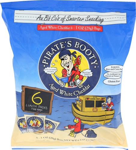 Pirate Brands Pirate Bty Whtchdr 6Pk - 6 Oz (12 Units)