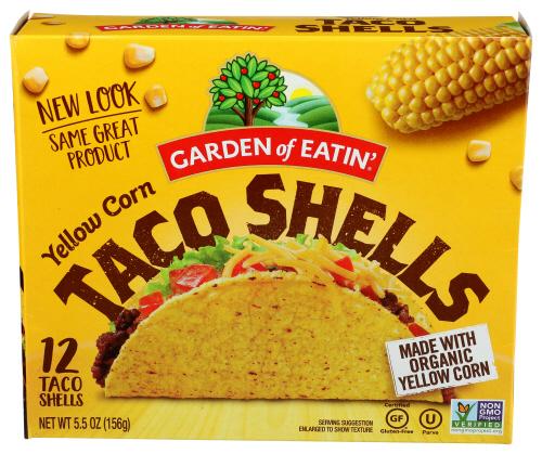 Garden Of Eatin Taco Shell Yellow - 5.5 Oz (12 Units)