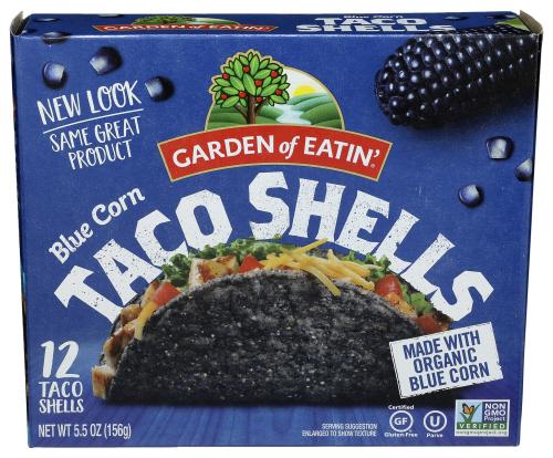 Garden Of Eatin Taco Shell Blue - 5.5 Oz (12 Units)