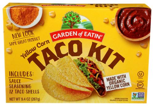 Garden Of Eatin Taco Dnnr Kit Yellow - 9.4 Oz (12 Units)