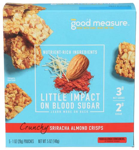 Good Measure Crisp Almond Sriracha 5Ct - 5 Oz (6 Units)