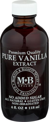 Morton & Bassett Extract Vanilla Pure Sf - 4 Oz (3 Units)