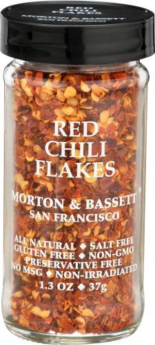 Morton & Bassett Chili Flakes Red - 1.3 Oz (3 Units)
