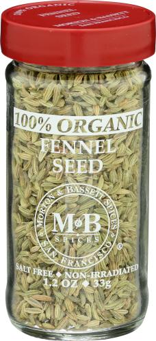 Morton & Bassett Fennel Seed Organic - 1.2 Oz (3 Units)