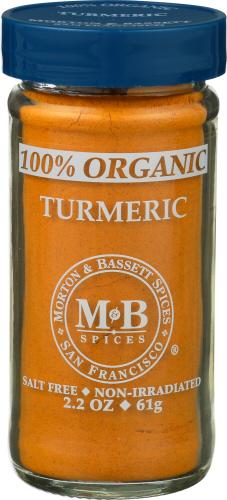 Morton & Bassett Spice Organic 100% Turmeric - 2.2 Oz (3 Units)