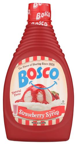 Bosco Syrup Strawberry - 22 Oz (12 Units)