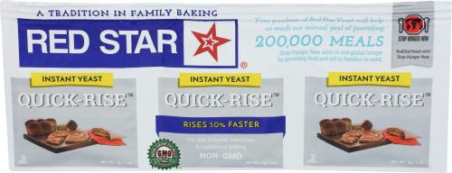 Red Star Yeast Quick Rise Env 3Pk - 0.75 Oz (18 Units)