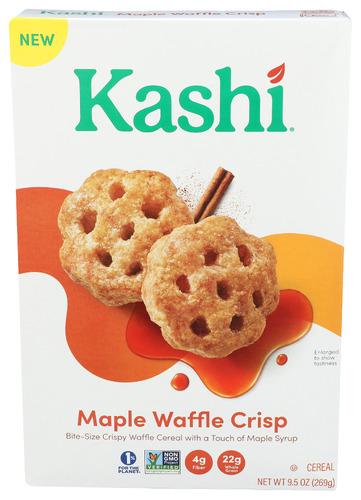 Kashi Cereal Maple Waffle Crisp - 9.5 Oz (8 Units)