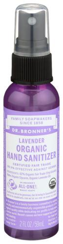 Dr Bronner Sanitizer Hand Lavender Organic - 2 Oz (12 Units)