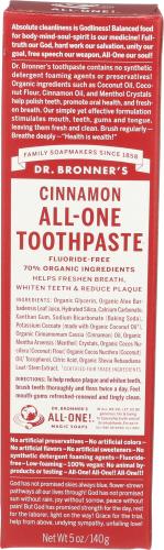 Dr Bronner Tooth Paste Cinnamon - 5 Oz (3 Units)