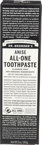 Dr Bronner Tooth Paste Anise - 5 Oz (3 Units)