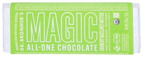 Dr Bronner Bar Chocolate Crispy Hzlnut Butter - 2.93 Oz (12 Units)