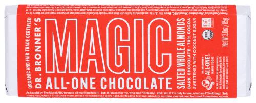 Dr Bronner Bar Chocolate Sltd Whole Almond - 3 Oz (9 Units)