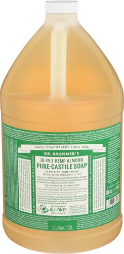 Dr Bronner Soap Liquid Castile Almond - 128 Oz (1 Units)