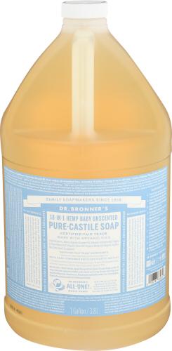 Dr Bronner Soap Liquid Castile Baby Unscented A - 128 Oz (1 Units)