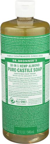 Dr Bronner Soap Liquid Almond - 32 Oz (3 Units)