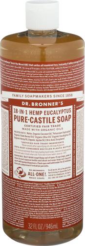 Dr Bronner Soap Liquid Eucalypts - 32 Oz (3 Units)