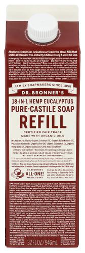 Dr Bronner Soap Refill Eucalyptus - 32 Fo (1 Units)