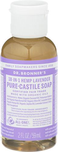 Dr Bronner Soap Liquid Castile Lavendr - 2 Oz (12 Units)