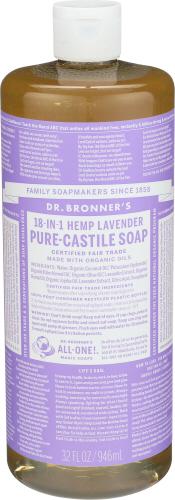 Dr Bronner Soap Liquid Lavender - 32 Oz (3 Units)