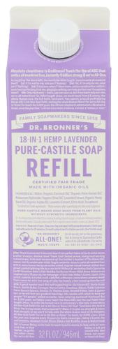 Dr Bronner Soap Refill Lavender - 32 Fo (1 Units)