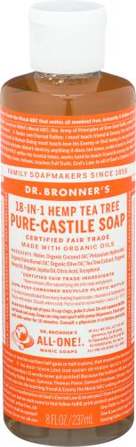 Dr Bronner Soap Liquid Castile Tea Tree - 8 Oz (3 Units)
