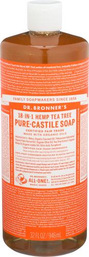Dr Bronner Soap Liquid Tea Tree - 32 Oz (3 Units)