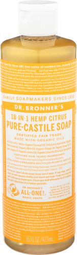 Dr Bronner Soap Liquid Citrus Orange - 16 Oz (3 Units)