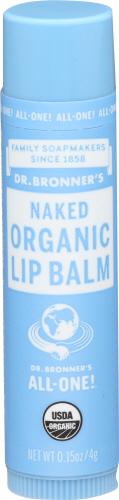 Dr Bronner Lip Balm Naked Unscntd - 0.15 Oz (12 Units)