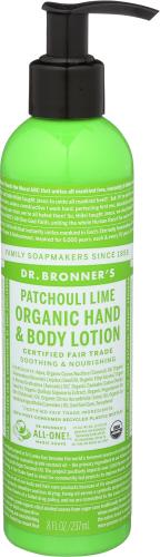 Dr Bronner Lotion Patchouli Lime - 8 Oz (3 Units)
