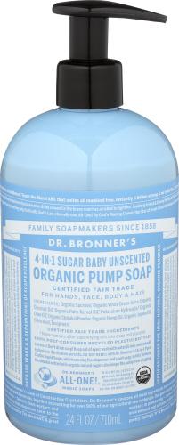 Dr Bronner Soap Liquid Pump Baby Unsc - 24 Oz (3 Units)