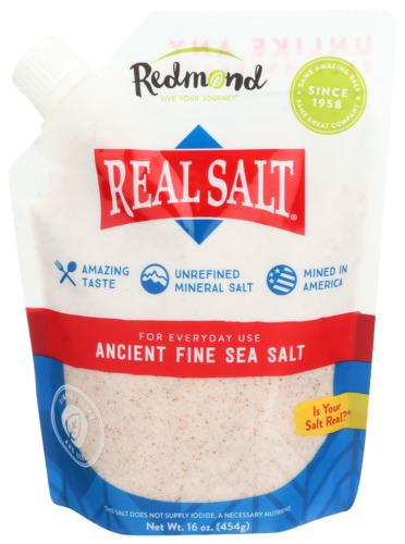 Redmond Salt Real Fne Pch - 16 Oz (6 Units)