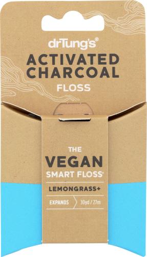 Dr Tungs Floss Charcl Activtd Vegn - 30 Yd (6 Units)