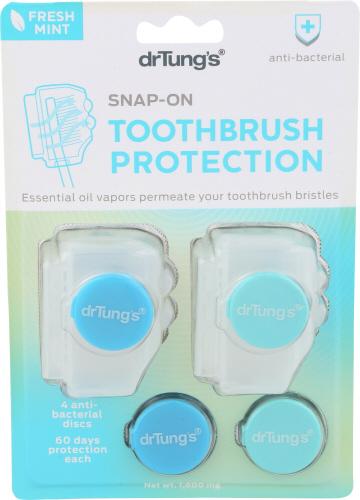 Dr Tungs Toothbrush Snp On Protec - 2 Pc (6 Units)