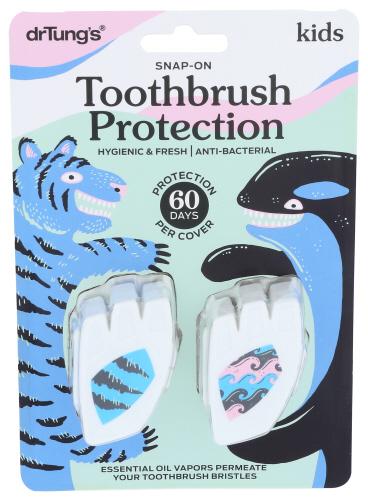 Dr Tungs Tthbrsh Snp On Kds Prtct - 2 Pk (6 Units)