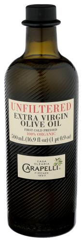 Carapelli Evoo Unfiltered Organic - 500 Ml (6 Units)