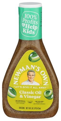 Newmans Own Drssng Oil Olive N Vinegar - 16 Oz (6 Units)