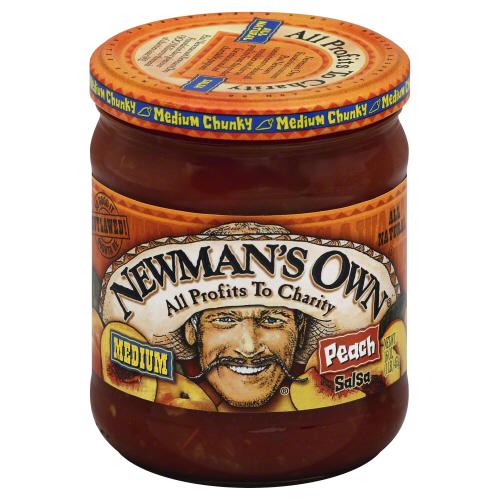 Newmans Own Salsa Peach - 16 Oz (8 Units)