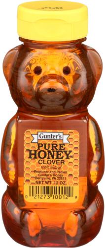 Gunters Honey Clover Bear - 12 Oz (12 Units)