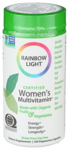 Rainbow Light Multivit Wmn Organic - 120 Cp (1 Units)