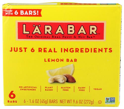 Larabar Bar Lemon 6Pc - 9.6 Oz (8 Units)